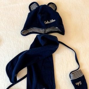 Hat, scarf, gloves set - French Brand